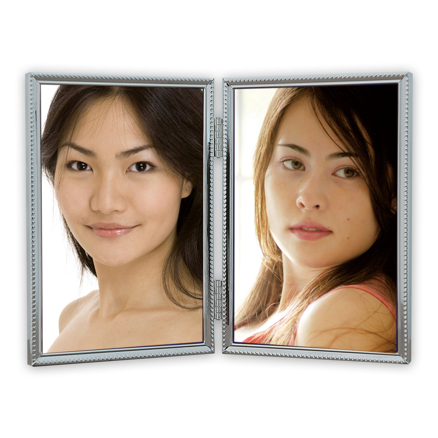 Cornice Doppia Silver Classica Multi Foto Personalizzate Omaggio