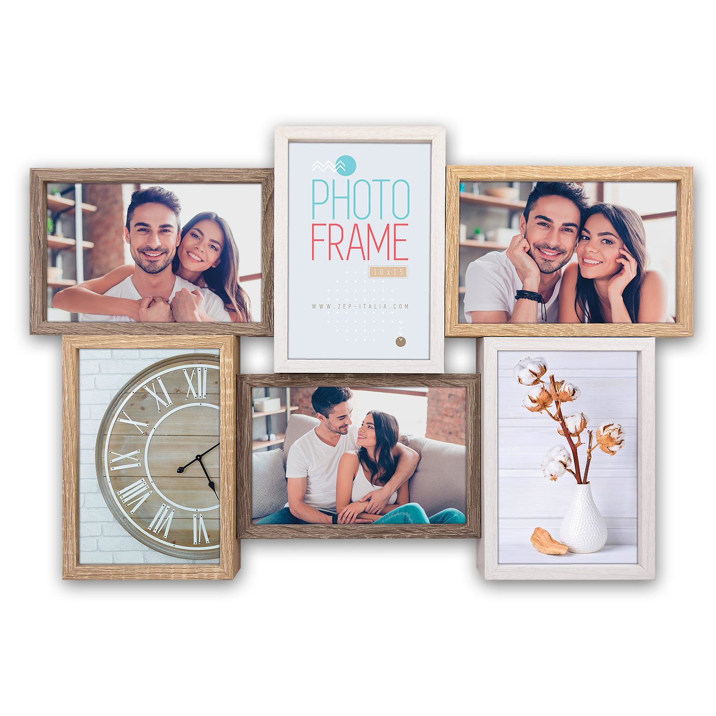 Cornice Multi con sei Foto Omaggio Personalizzate