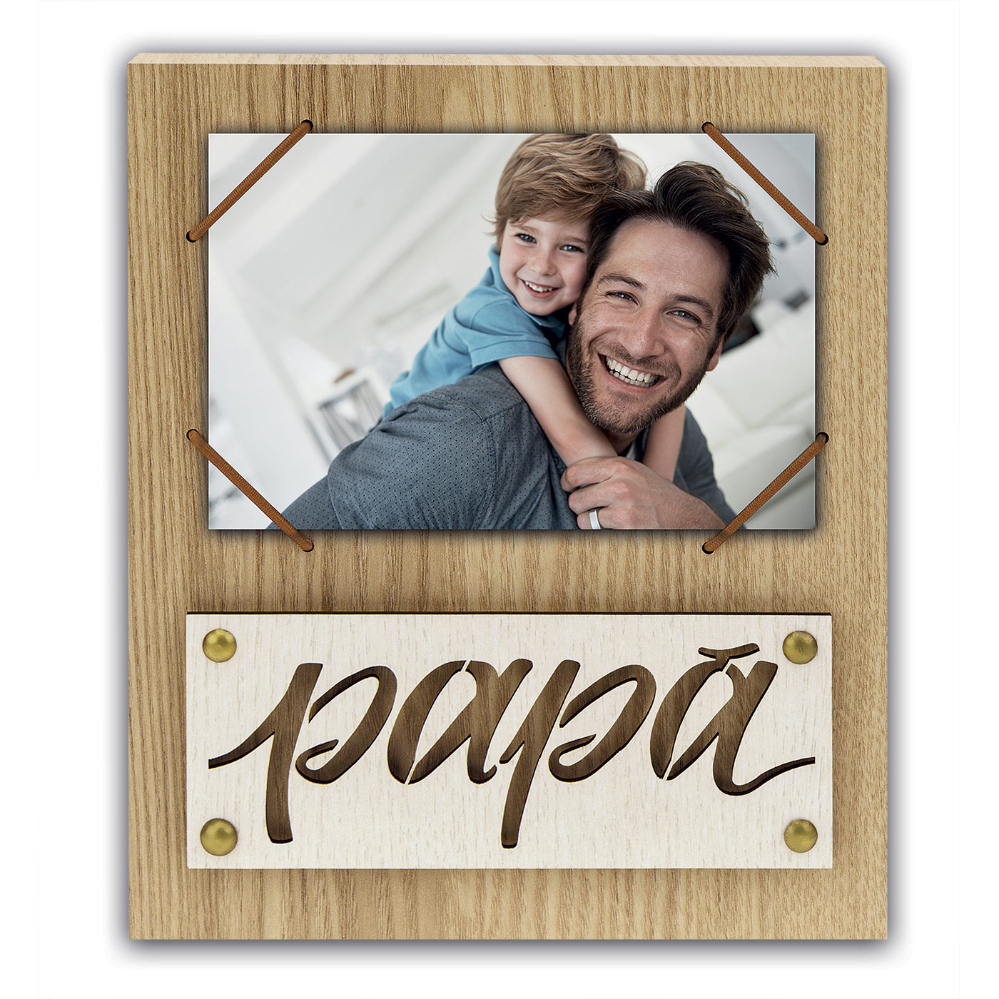 Cornice Papà F con foto Omaggio personalizzata