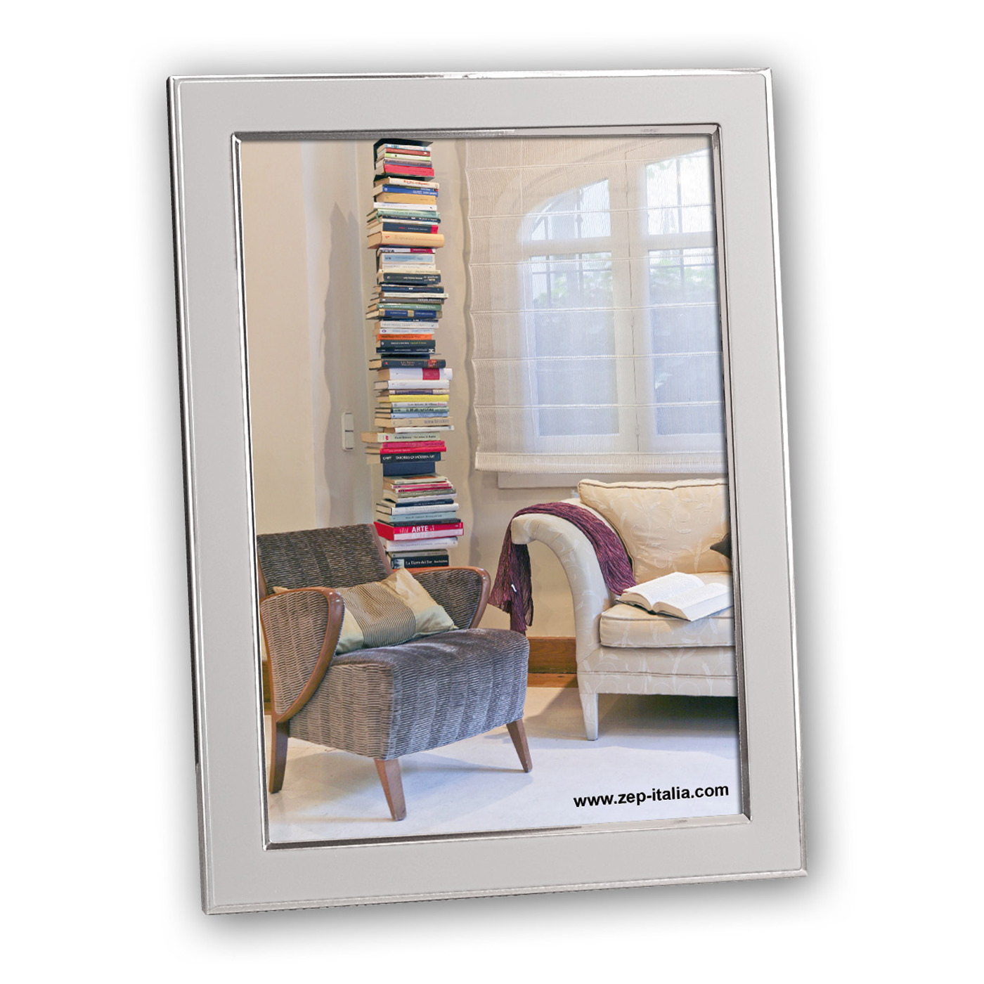 Cornice Silver Moderna con Foto Omaggio Personalizzata FOTOSUOLIMPIA SILVER