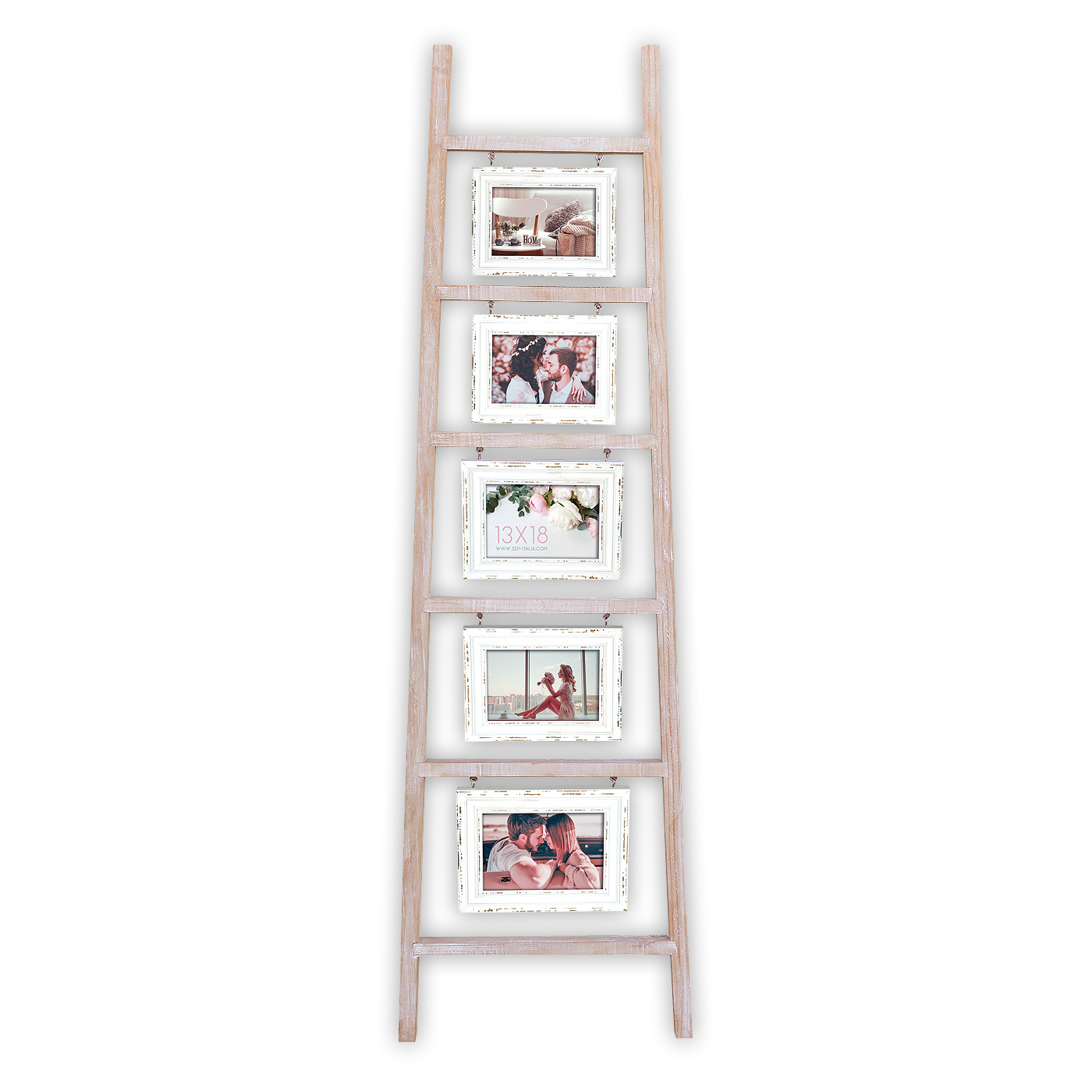 Cornice Scaletta Moderna Multi con cinque Foto Omaggio Personalizzate