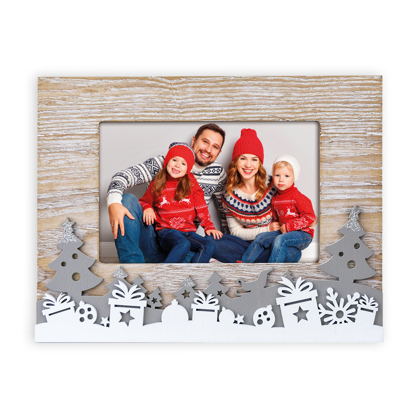 Cornice Portafoto Natalizio D con foto Omaggio Personalizzata