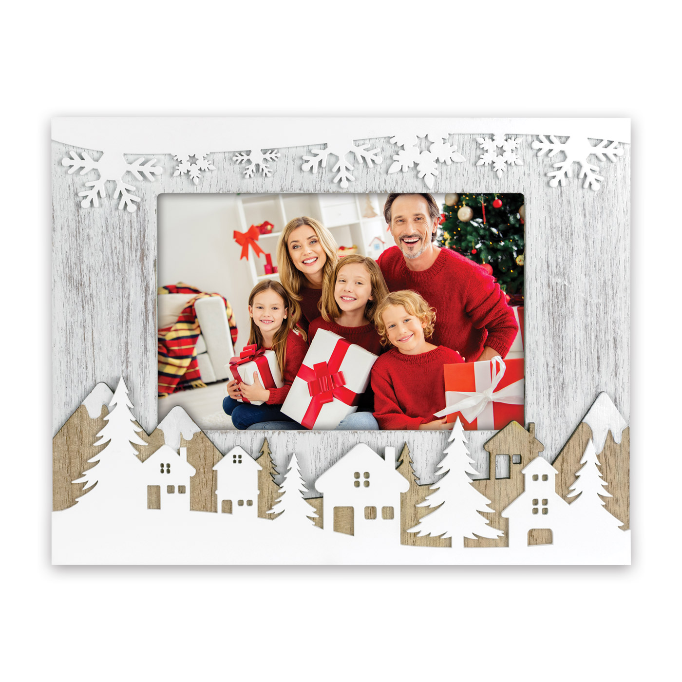 Cornice Portafoto Natalizio F con foto Omaggio Personalizzata
