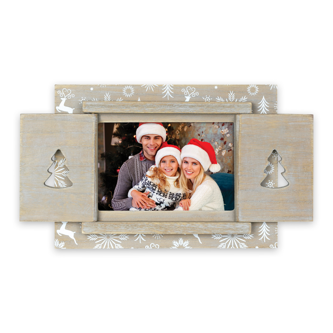 Cornice Portafoto Natalizio Christmas A con foto Omaggio Personalizzata