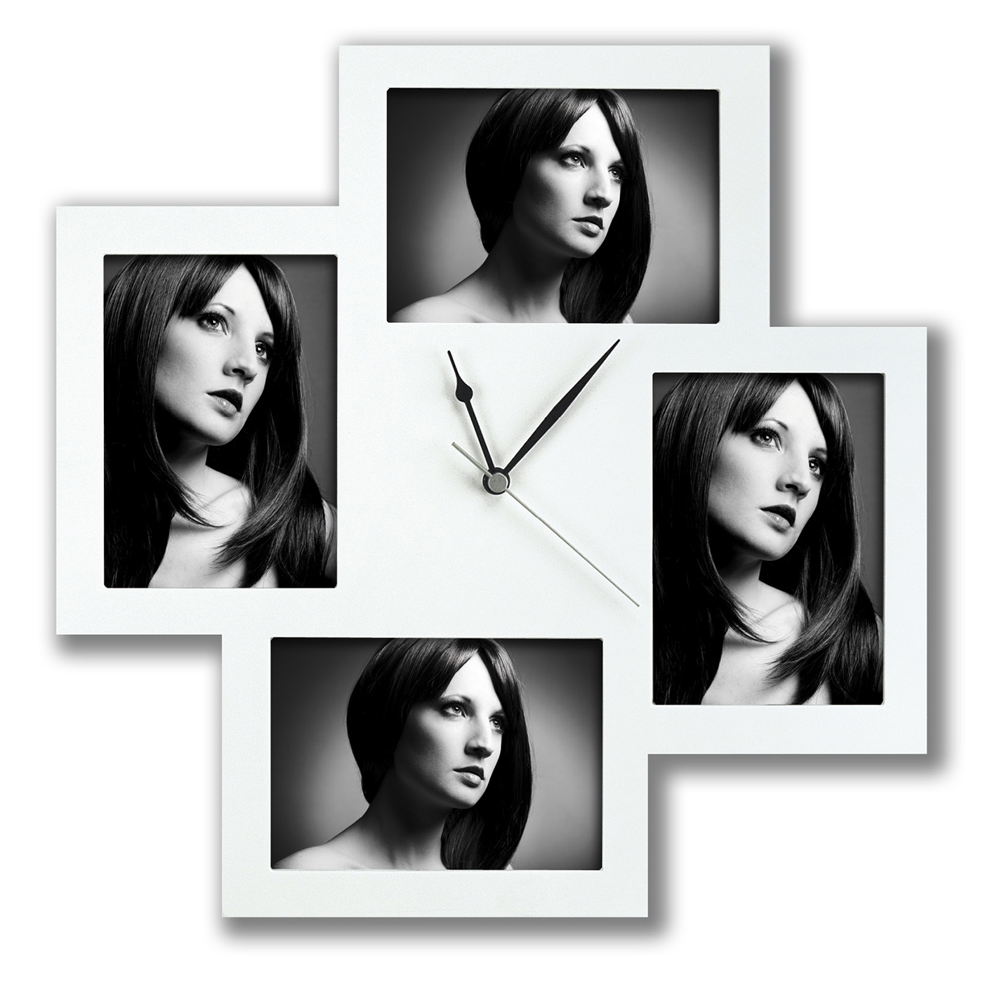 Cornice Orologio Multi Moderna con quattro Foto Omaggio Personalizzate FOTOSUPHOTO TIME TARANTO 8Q (Copia)