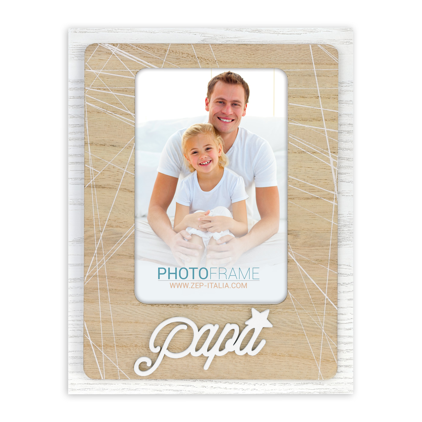 Cornice Papà M con foto Omaggio personalizzata