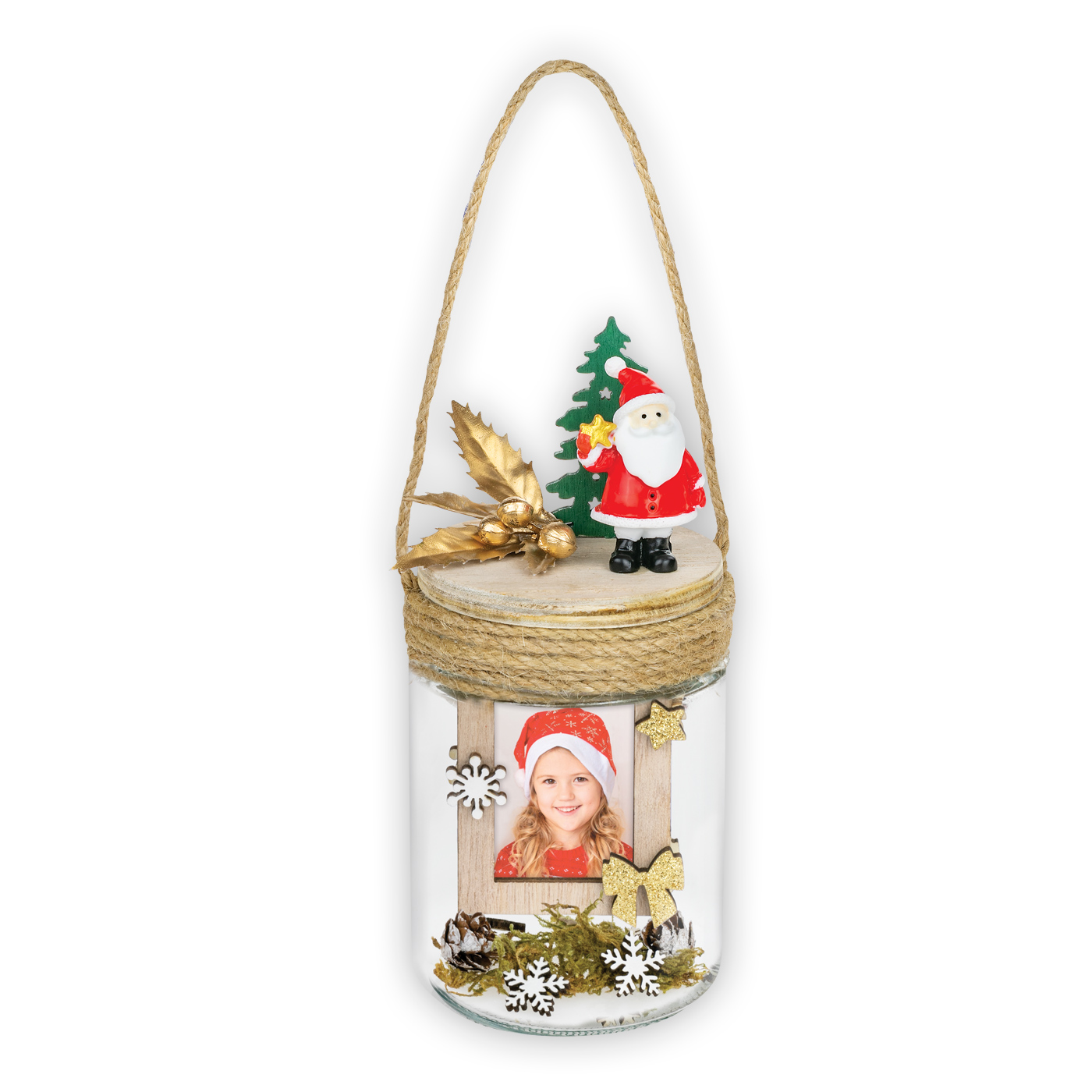 Pallina Natale Barattolino Vadim con Foto Omaggio