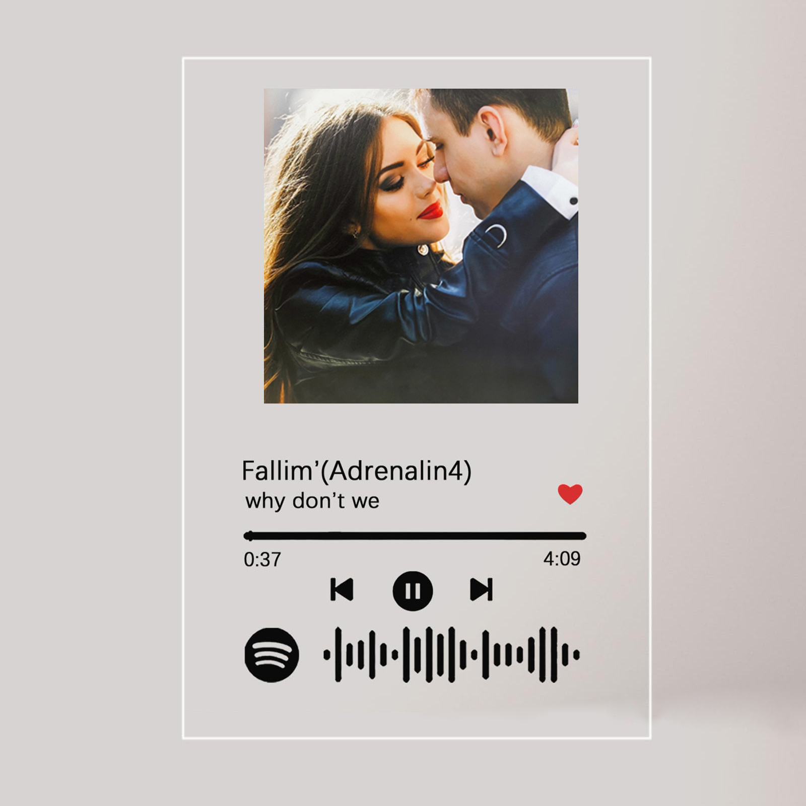 Targa Spotify Plex Personalizzata