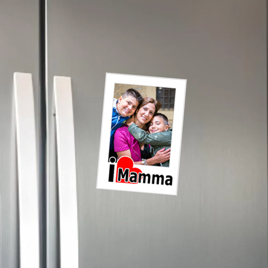 Calamita Magnete Mamma Polaroid Personalizzata