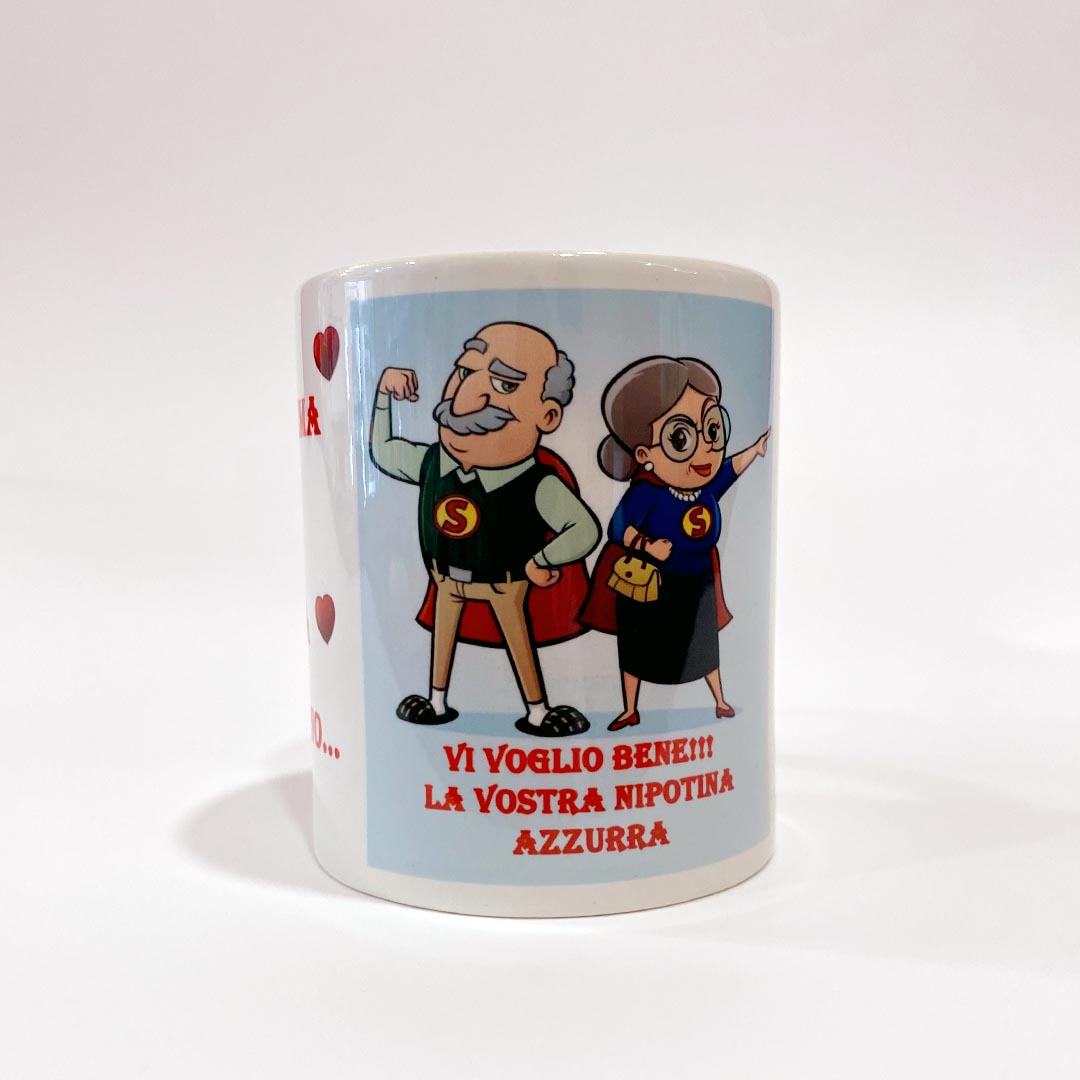 Tazza Super Nonni Personalizzata
