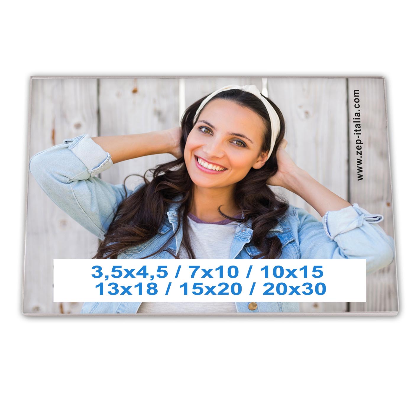 Cornice Orizzontale Plexi Eco Moderna con Foto Omaggio Personalizzata