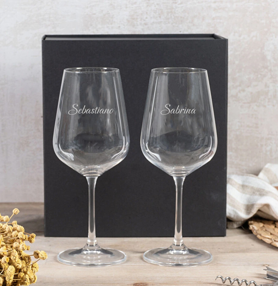 Calici Vino con Personalizzazione